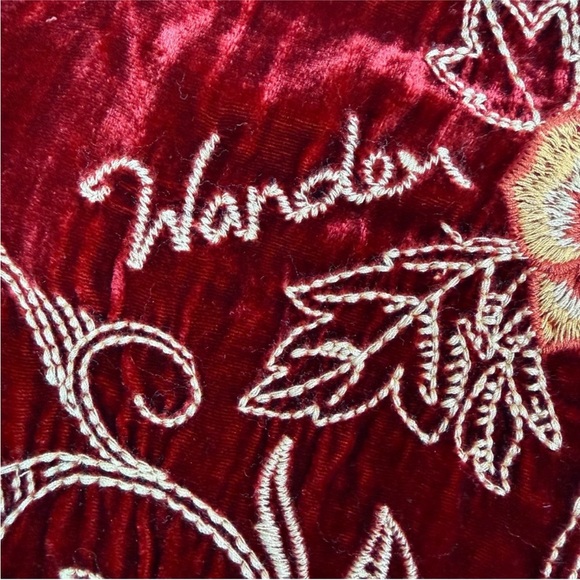 Johnny Was Taline heavily embroidered velvet top NWT - Picture 14 of 16